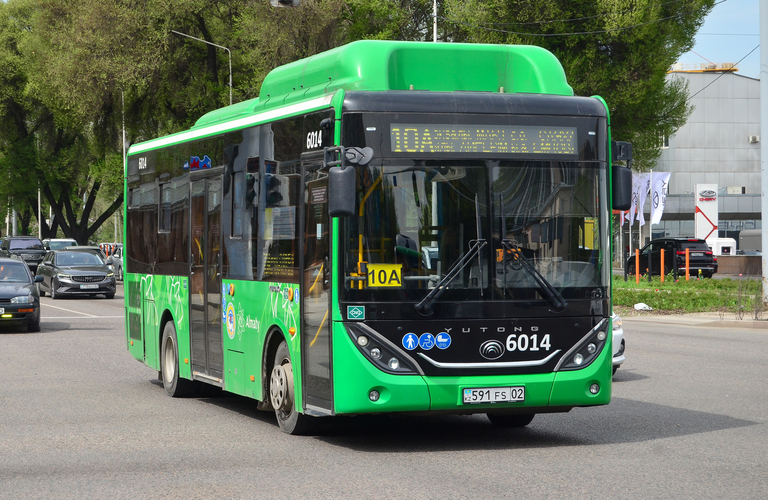 Almaty, Yutong ZK6890HGQ (QazTehna) # 6014
