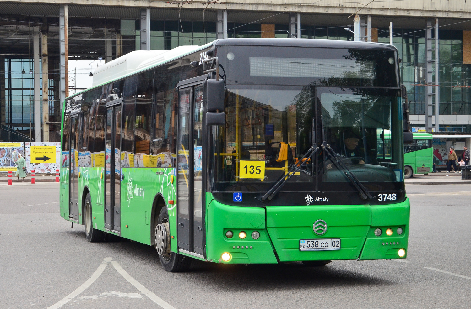 Almaty, Golden Dragon XML6125CN (Hyundai Trans Auto) # 3748
