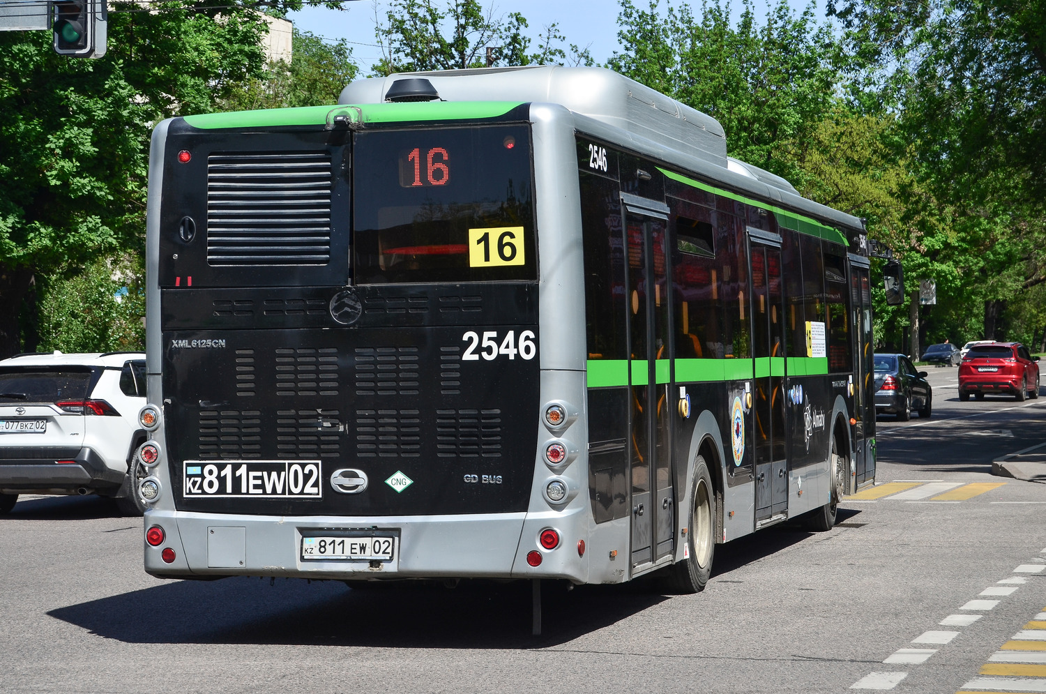 Almaty, Golden Dragon XML6125CN (Hyundai Trans Auto) # 2546