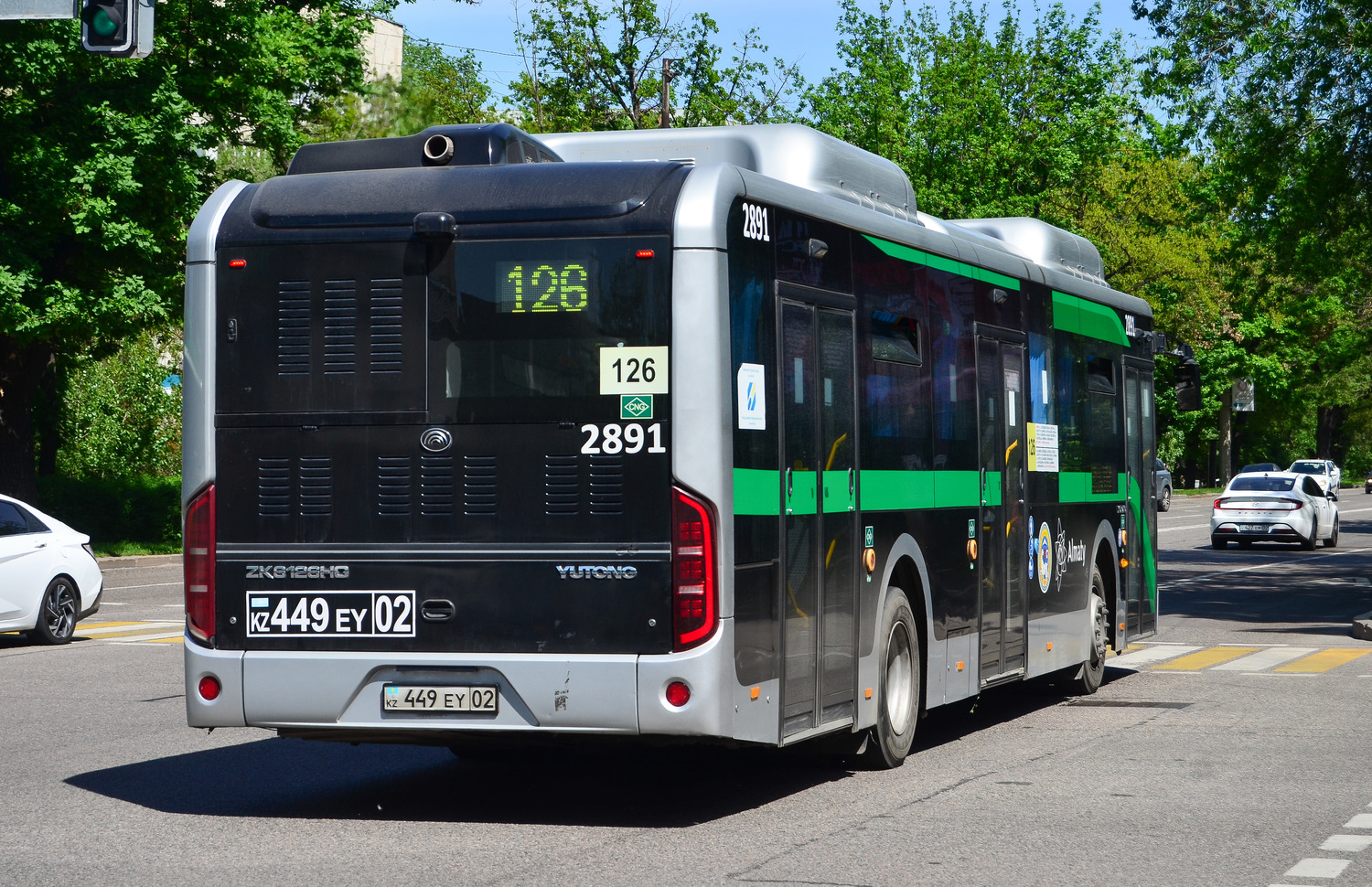 Almaty, Yutong ZK6126HG (QazTehna) # 2891