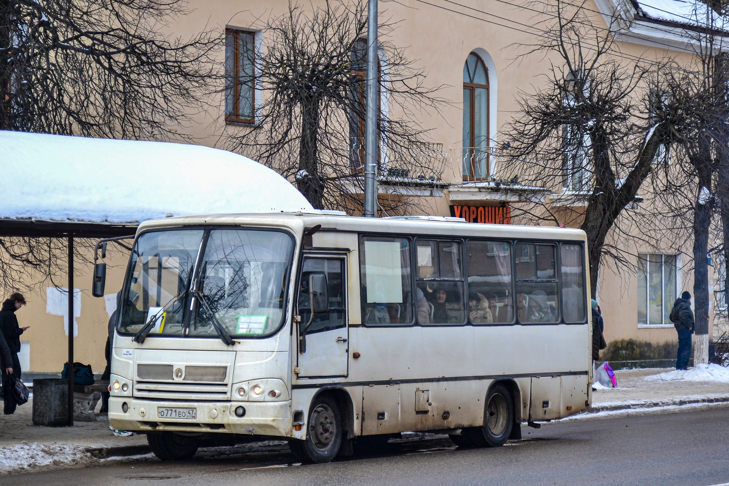 Slantsy, PAZ-320402-05 # О 771 ЕО 47