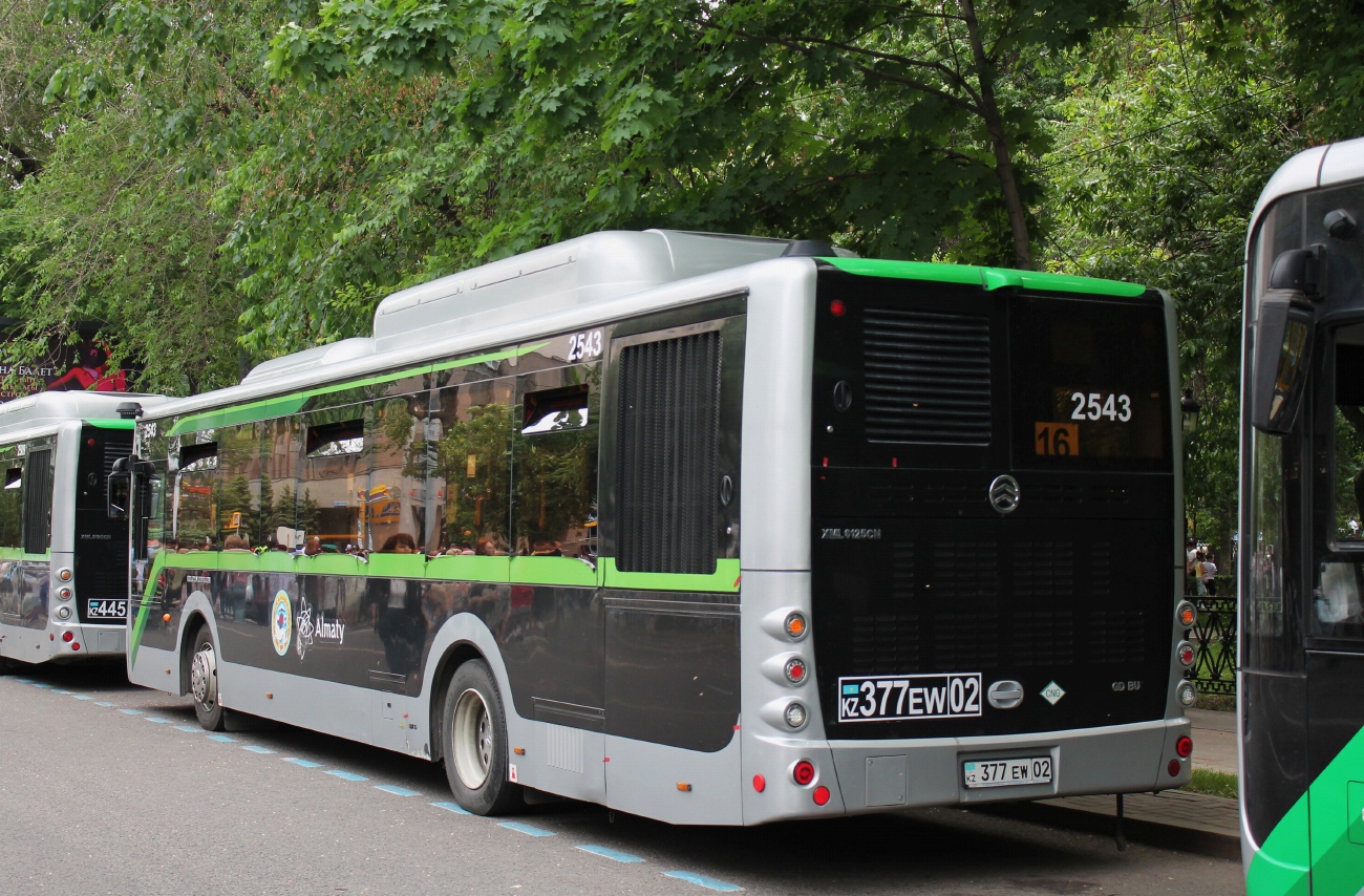 Almaty, Golden Dragon XML6125CN (Hyundai Trans Auto) No. 2543
