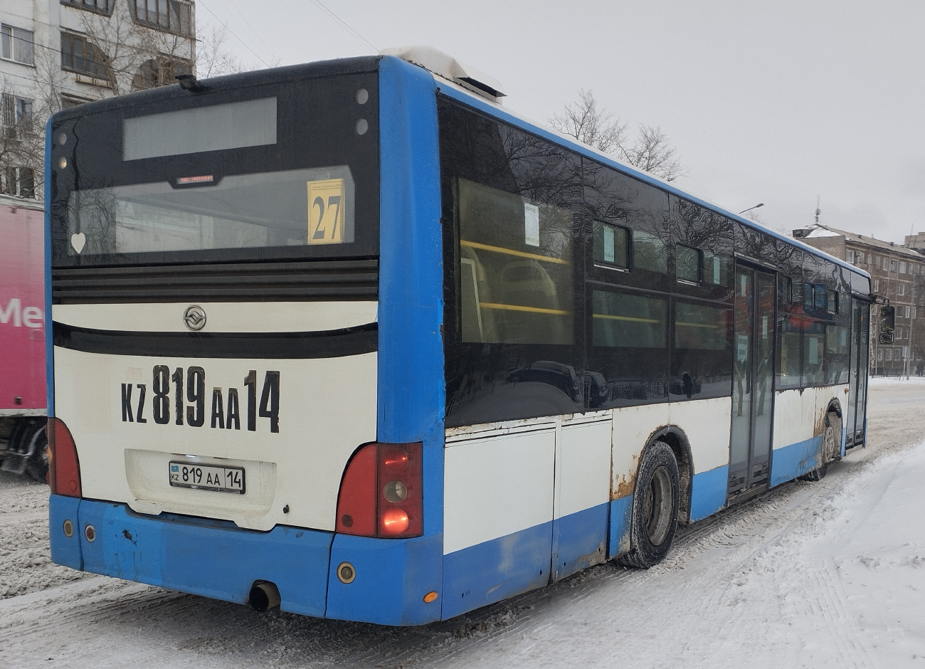 Pavlodar, Huanghai DD6129S15 # 819 АА 14