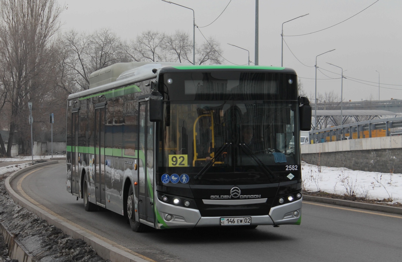 Almaty, Golden Dragon XML6125CN (Hyundai Trans Auto) # 2582