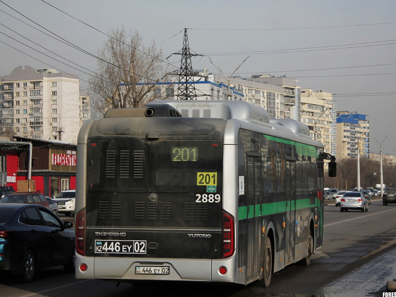 Almaty, Yutong ZK6126HG (QazTehna) Nr. 2889