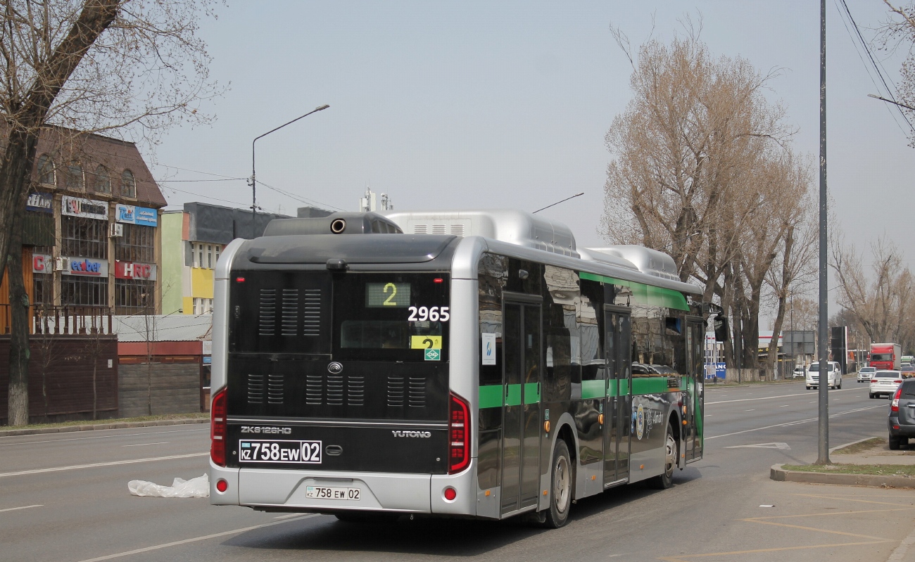 Almaty, Yutong ZK6126HG (QazTehna) Nr. 2965