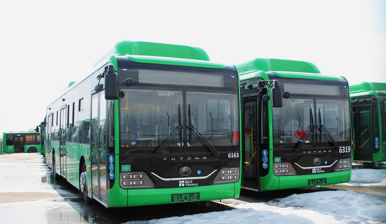 Алматы, Yutong ZK6126HG (QazTehna) № 6163; Алматы — Автобусные парки