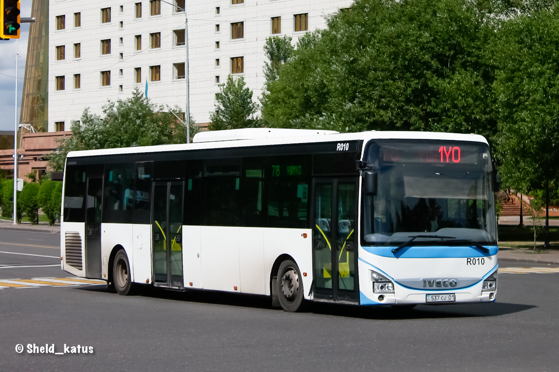 Astana, IVECO Crossway LE 13M (SaryarkaAvtoProm) # R010