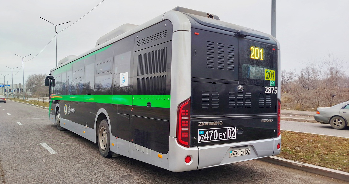 Almaty, Yutong ZK6126HG (QazTehna) # 2875