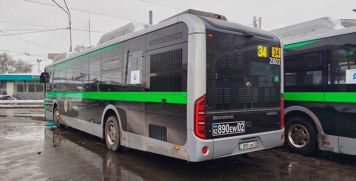 Almaty, Yutong ZK6126HG (QazTehna) # 2801
