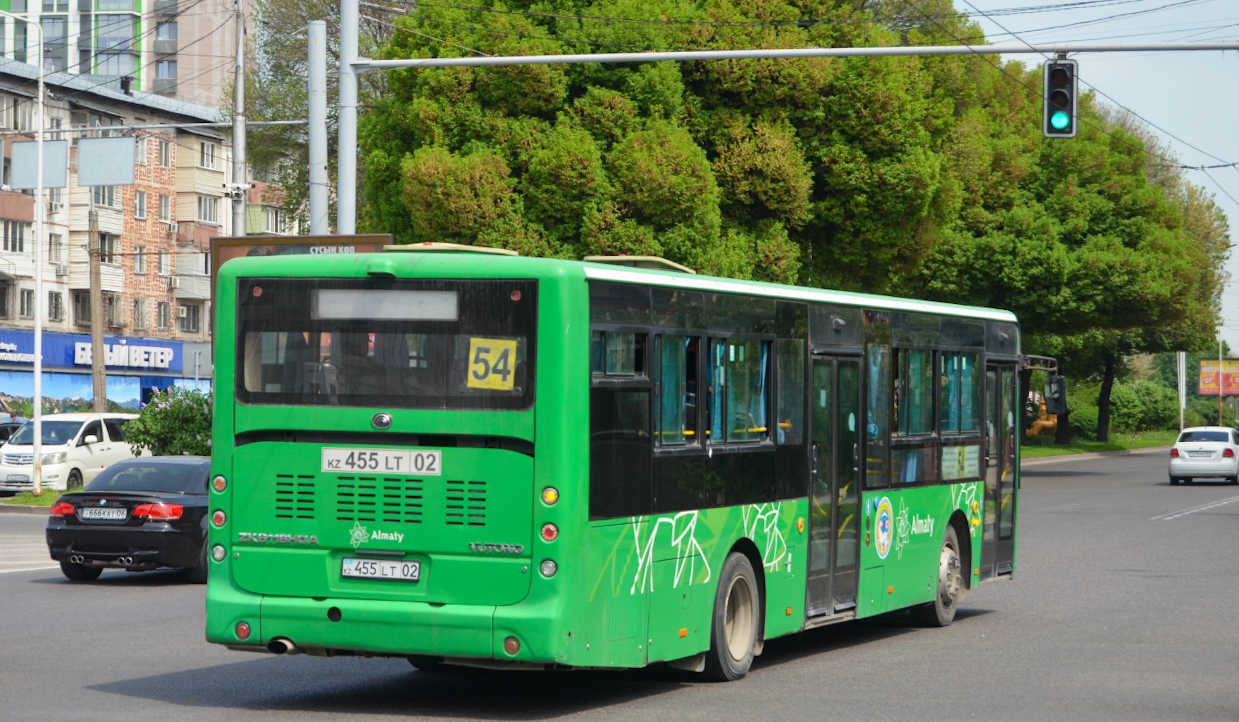 Almaty, Yutong ZK6118HGA (SaryarkaAvtoProm) # 455 LT 02