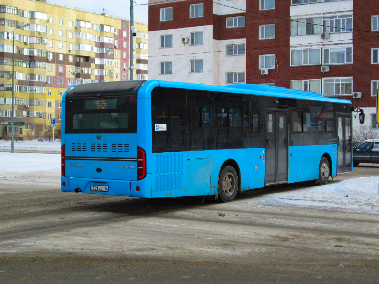 Pavlodar, Yutong ZK6126HG (QazTehna) # 301 AZ 14