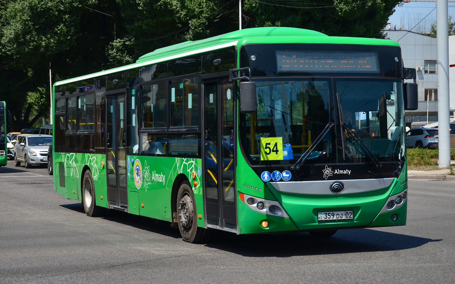 Almaty, Yutong ZK6118HGA (QazTehna) # 359 DJ 02