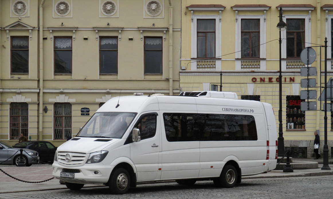 Saint Petersburg, Luidor-223602 (MB Sprinter) Nr. В 735 ВА 198