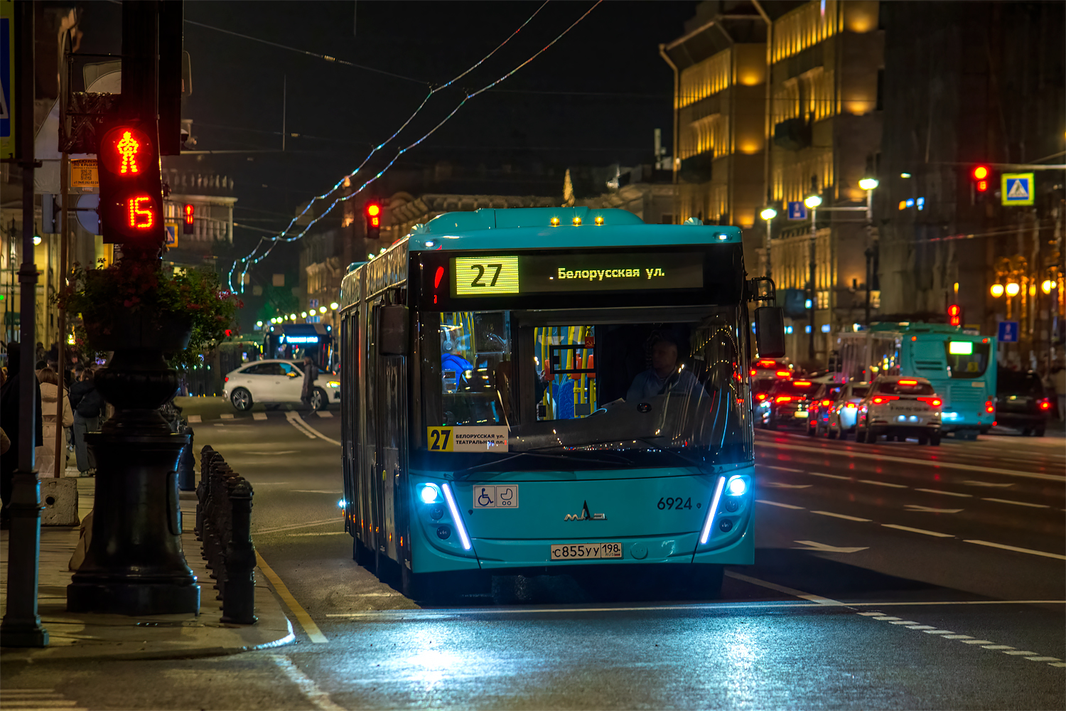Saint Petersburg, MAZ-216.047 # 6924