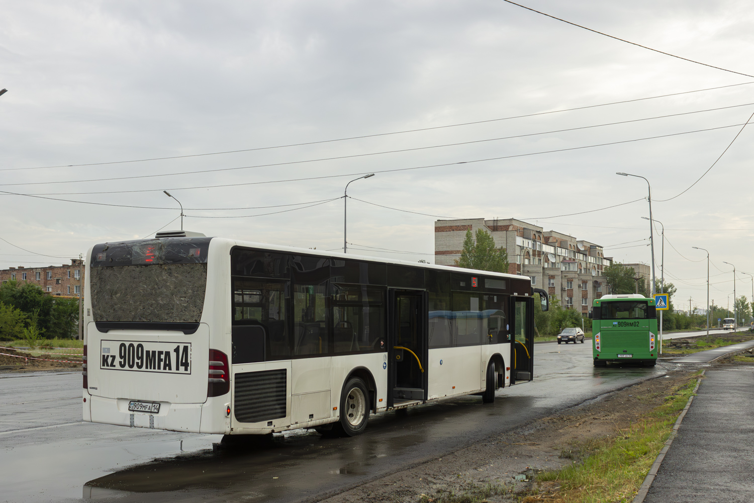 Aksu, Mercedes-Benz O530 Citaro facelift # 909 MFA 14; Aksu, SAZ LE60 # 909 RM 02