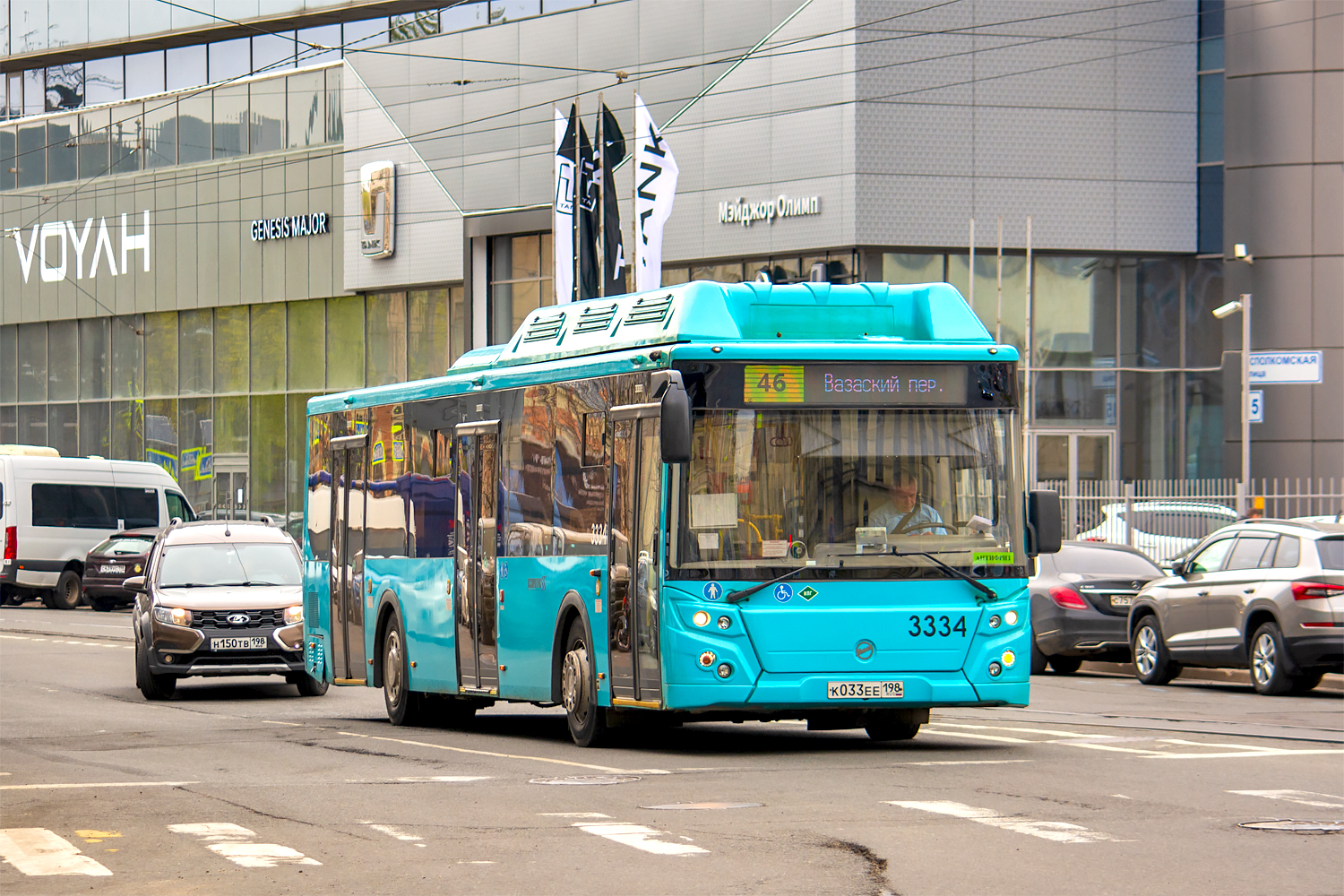 Saint Petersburg, LiAZ-5292.67 (CNG) No. 3334