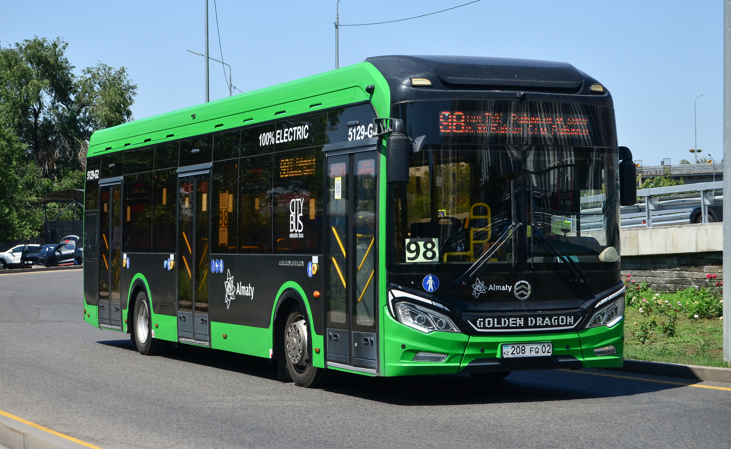Алматы, Golden Dragon XML6125CE (Hyundai Trans Auto) № 5129-G2