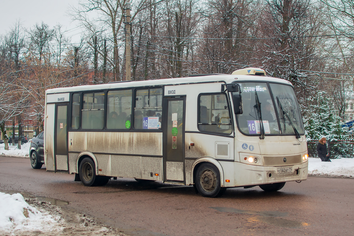 Tula, PAZ-320412-04 "Vector" No. О 582 ВТ 71
