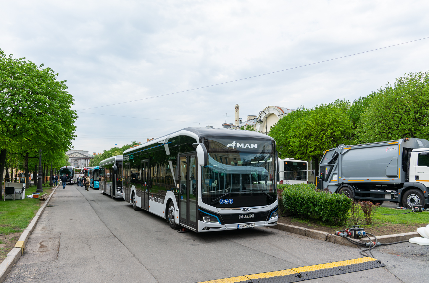 Москва, MAN 12C Lion's City 12 E NL367 № M-AN 7294; Санкт-Петербург — II Международный транспортный фестиваль "SPbTransportFest-2021"