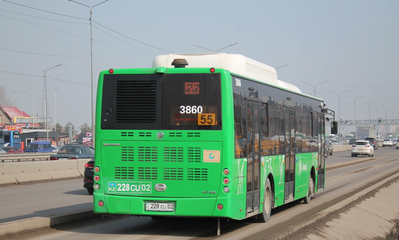 Almaty, Golden Dragon XML6125CN (Hyundai Trans Auto) # 3860