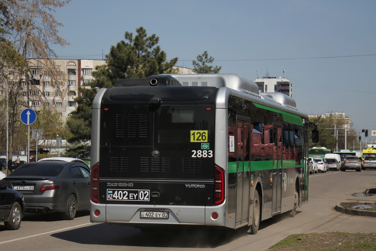 Almaty, Yutong ZK6126HG (QazTehna) Nr. 2883