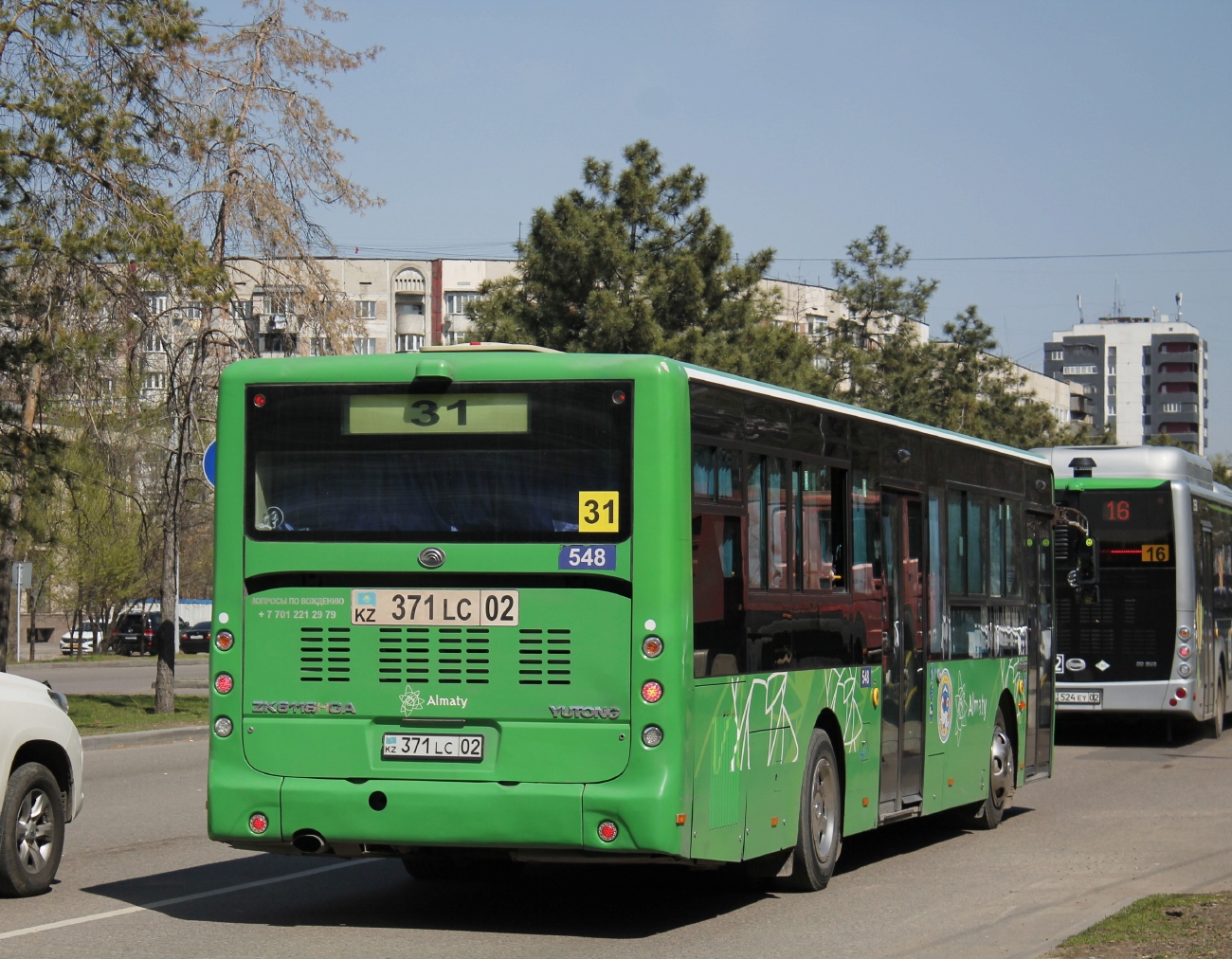 Almaty, Yutong ZK6118HGA # 548