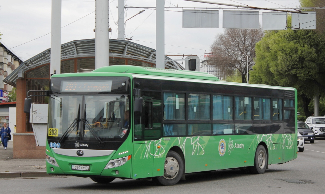 Almaty, Yutong ZK6118HGA (QazTehna) # 274 FC 02
