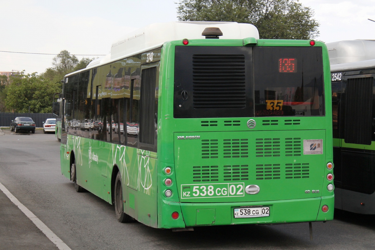 Almaty, Golden Dragon XML6125CN (Hyundai Trans Auto) # 3748