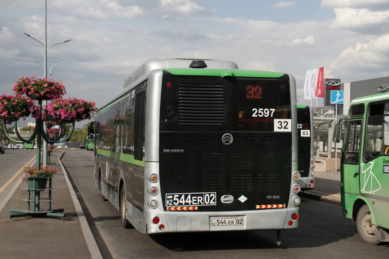 Almaty, Golden Dragon XML6125CN (Hyundai Trans Auto) # 2597