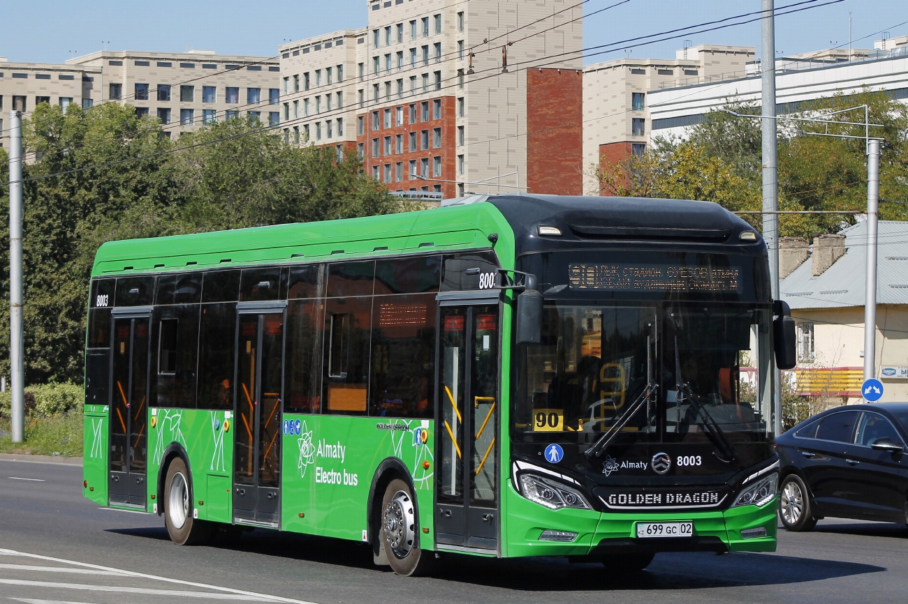 Almaty, Golden Dragon XML6125CE (Hyundai Trans Auto) # 8003