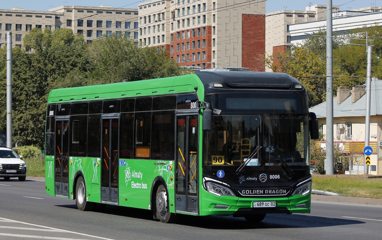 Almaty, Golden Dragon XML6125CE (Hyundai Trans Auto) # 8006