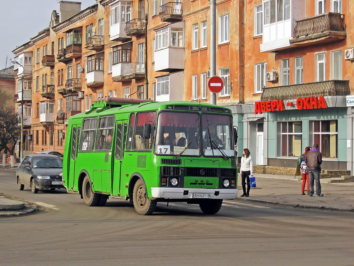Donetsk Oblast, PAZ-32054 # АН 0421 ІВ