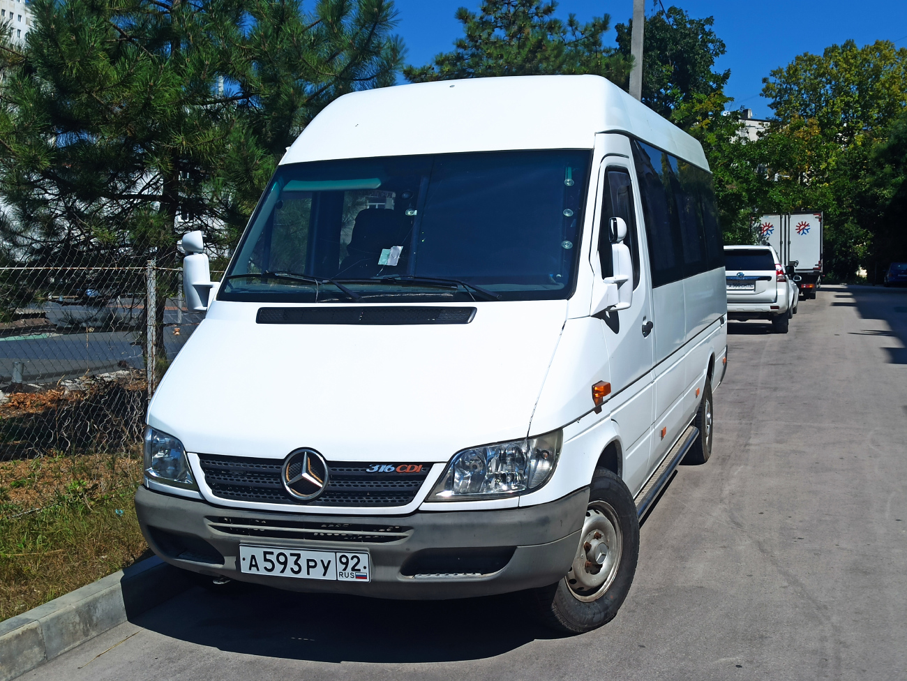 Sevastopol, Mercedes-Benz Sprinter W903 316CDI Nr. А 593 РУ 92