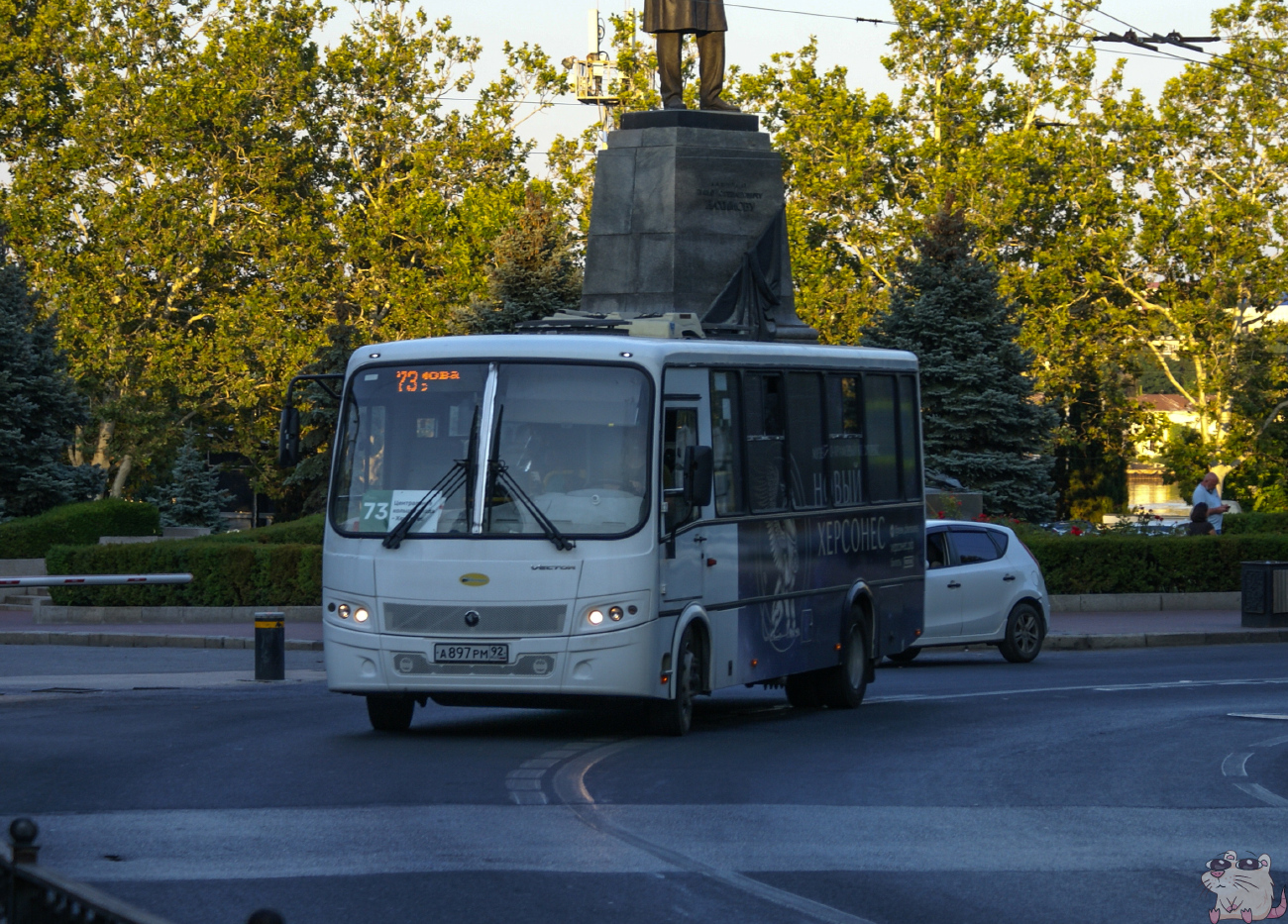 Sevastopol, PAZ-320412-04 "Vector" No. А 897 РМ 92