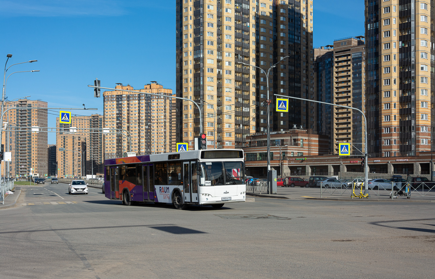 Saint Petersburg, MAZ-103.476 No. Н 980 КВ 198