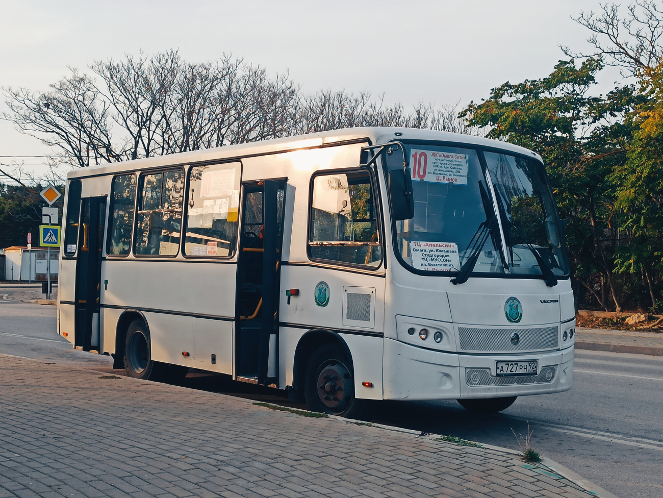 Sevastopol, PAZ-320402-04 "Vector" No. А 727 РН 92