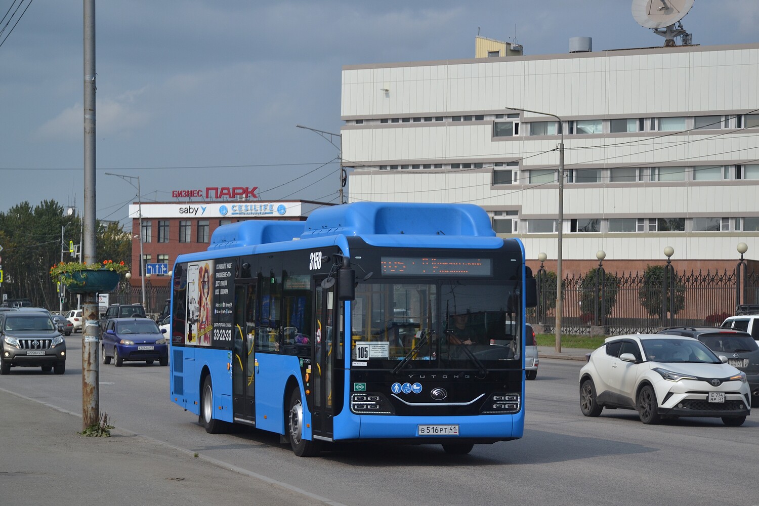 Petropavlovsk-Kamchatsky, Yutong ZK6116HG (CNG) # 3158