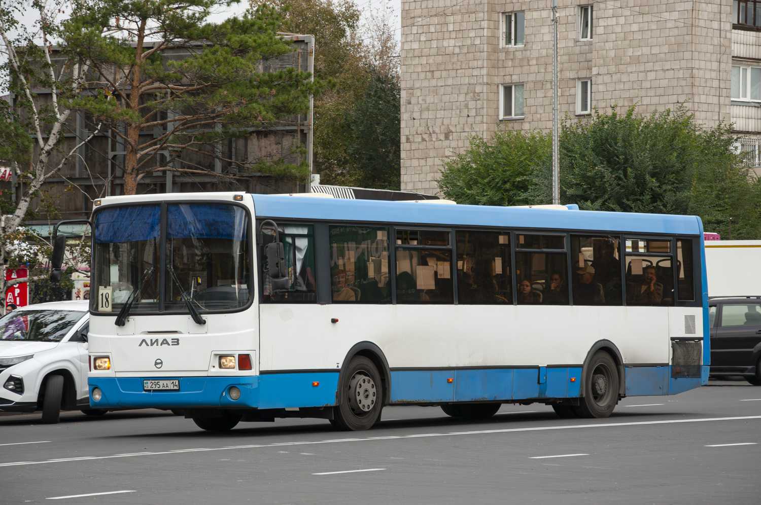 Pavlodar, LiAZ-5293.60 # 295 AA 14