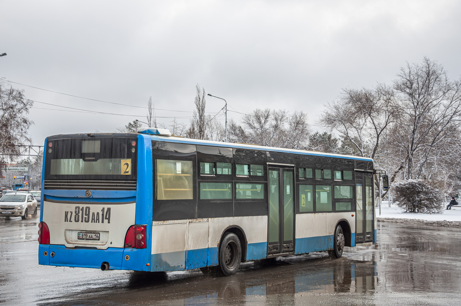 Pavlodar, Huanghai DD6129S15 # 819 АА 14