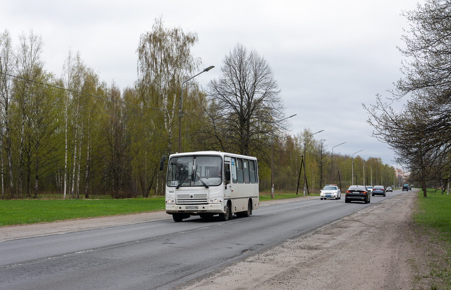Leningrad Oblast, PAZ-320302-11 # 9864