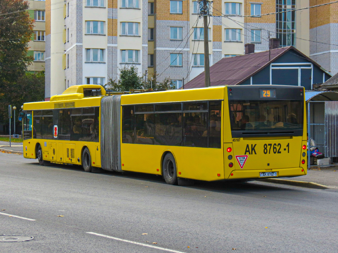 Pinsk, MAZ-215.069 No. 45187