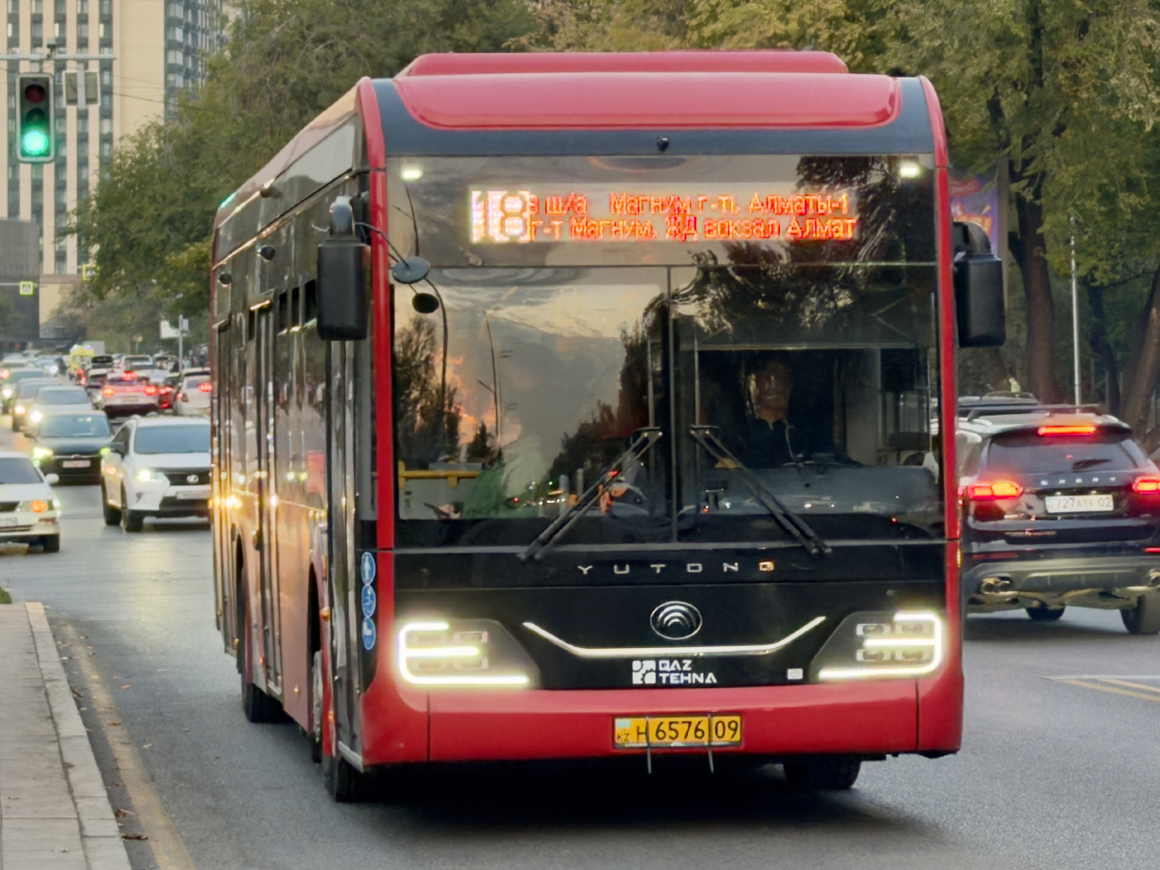 Almaty, Yutong E12PRO (ZK6126BEVG) # 5556