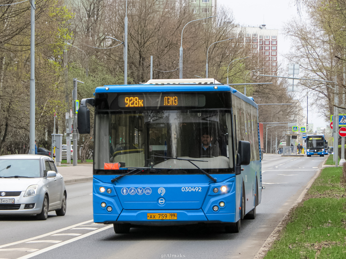 Moscow, LiAZ-5292.22 # 030492