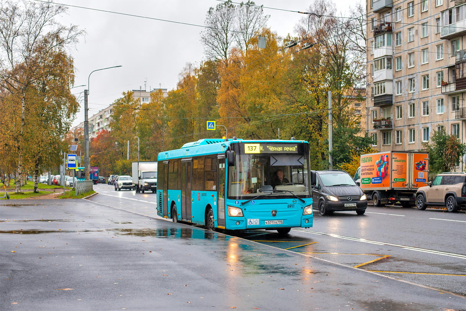 Saint Petersburg, LiAZ-4292.60 # 6911